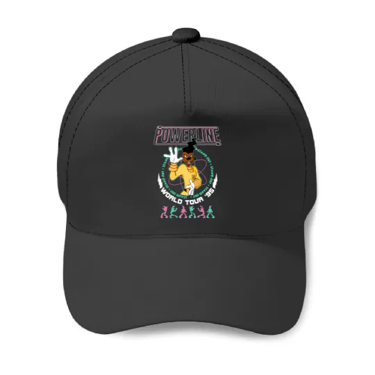 Disney Powerline Goofy Movie Baseball Caps, Disney Goofy Movie Powerline