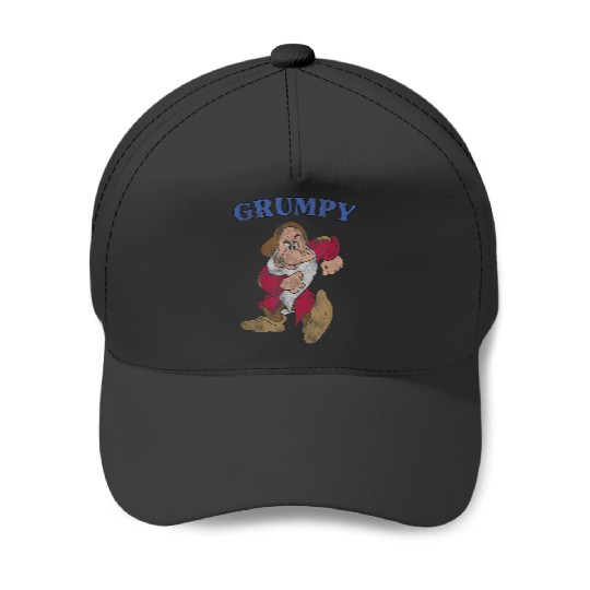 Disneyss Snow White And The Seven Dwarfs A Grumpy Character Baseball Caps