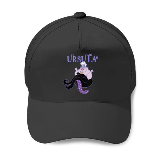 Disneyss The Little Mermaid Ursula Vintages Villain Portrait Baseball Caps