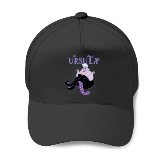 Disneyss The Little Mermaid Ursula Vintages Villain Portrait Baseball Caps