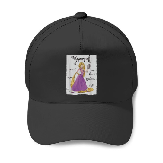 Disney Tangled Rapunzel Fashion Callouts Baseball Caps