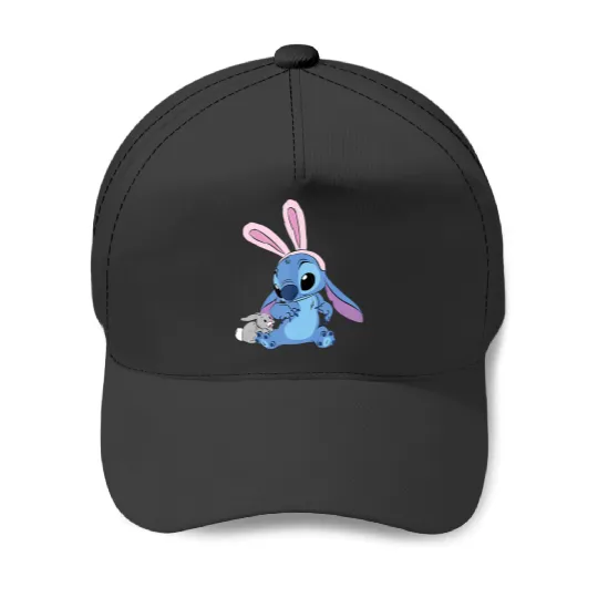 Disney Stitch with Easter Bunny Tank Top Baseball Caps