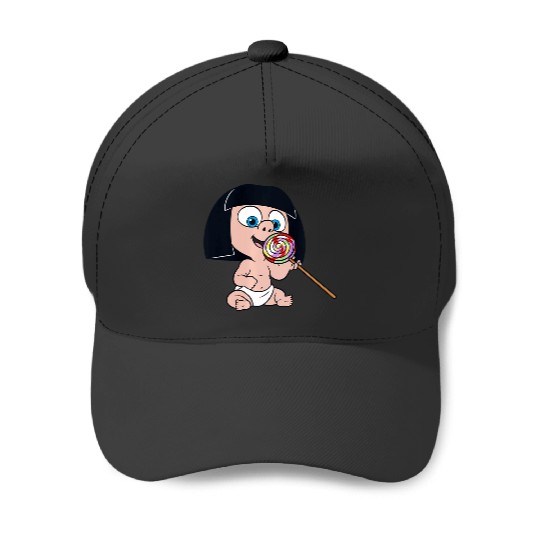 Disney Pixars Incredibles JackJack as Edna Mode Long Sleeve Baseball Caps