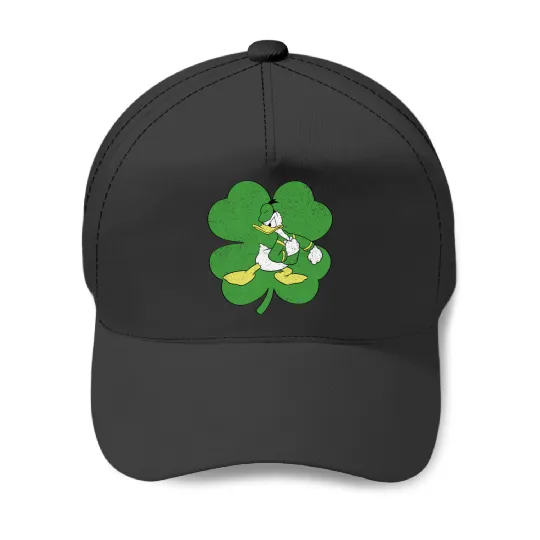 Disney Donald Duck Retro Shamrock St Patricks Day Patricks Day Baseball Caps