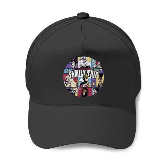 Disney Villains Wicked Circle Group Family Trip Vacation Baseball Caps