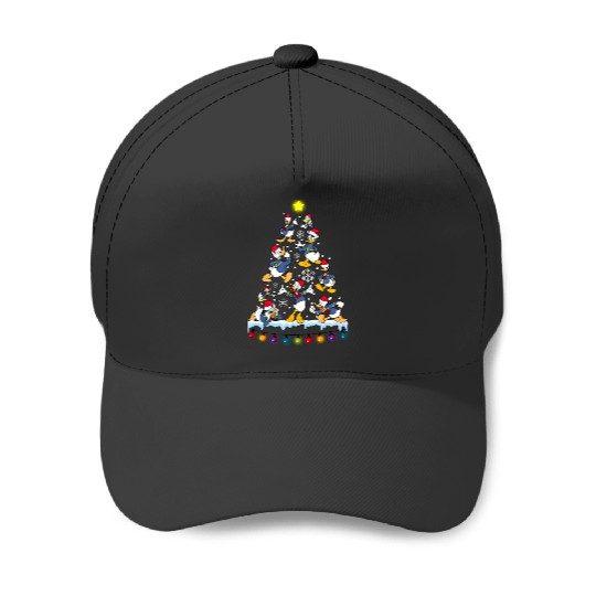 Disney Donald Duck Christmas Tree Xmas Baseball Caps, Santa Hat Donbald Outfits Baseball Caps