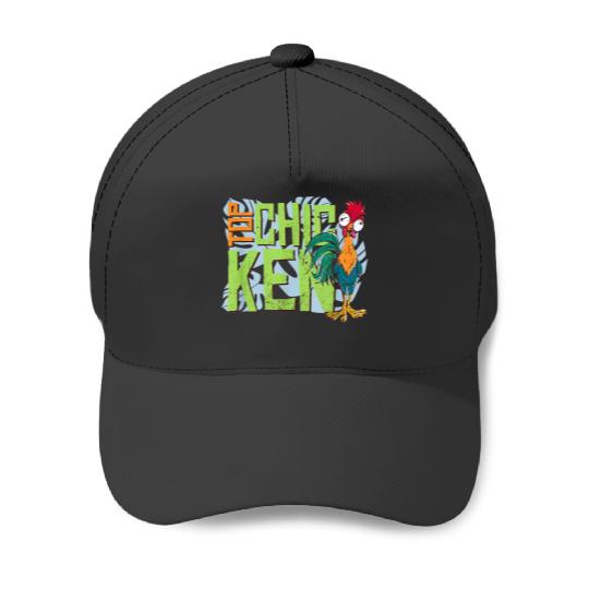 Disneyss Moana 2 Hei Hei Top Chicken Tropical Panel Baseball Caps