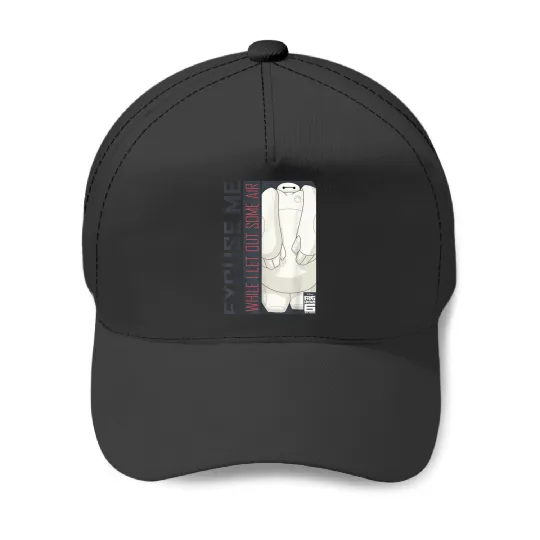 Disney Big Hero 6 TV Series Baymax Excuse Me Gra Baseball Caps