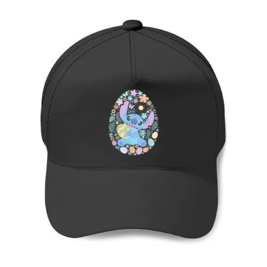 Disney Lilo Stitch Easter Egg Flowers Spring Pas Baseball Caps