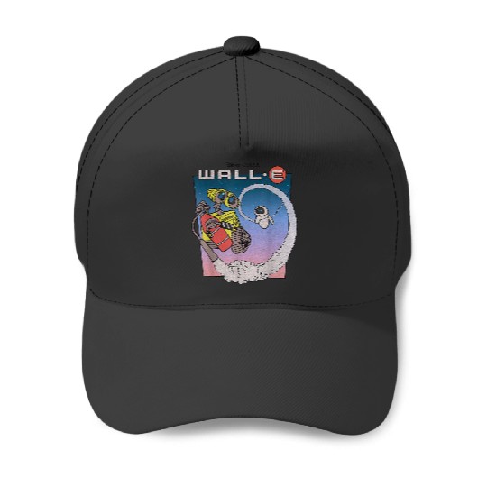 Disney Pixar Wall-e Fly Eve Distressed Baseball Caps
