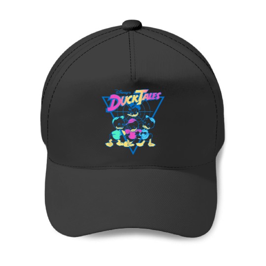 Disney DuckTales  Neon Outlines Group Shot Distr Baseball Caps