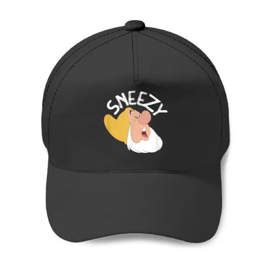 Disneyss Snow White The Seven Dwarfs Sneezy Faces Baseball Caps