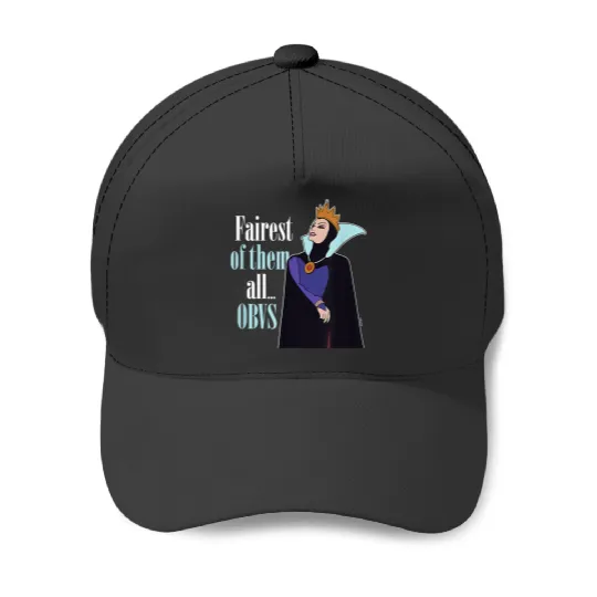 Disneyss Villians Evil Queen Snow White Fairest Of Them All Baseball Caps