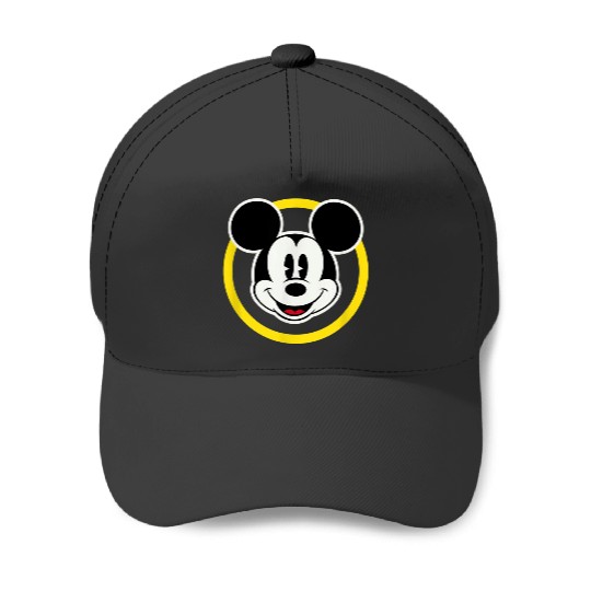 Amazon Essentials Disney Smiling Mickey in Yello Baseball Caps