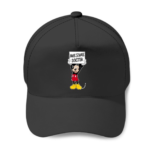 Disneys Mickeys Mouse Awesome Doctor VNeck Baseball Caps
