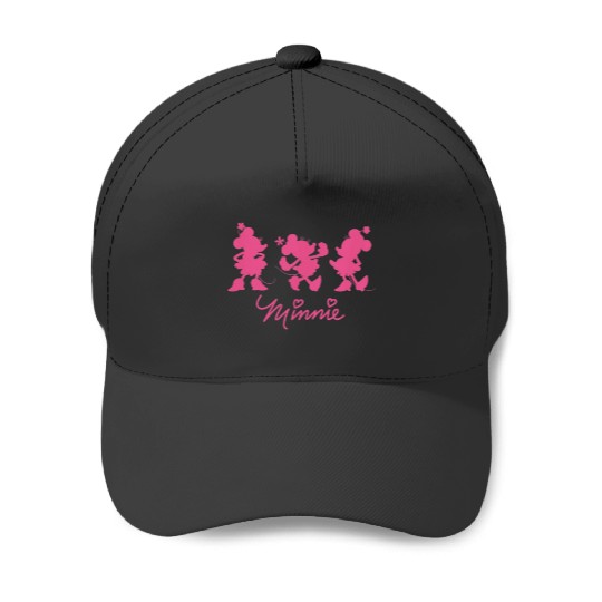 Amazon Essentials Disney Minnie Silhouette Trio Baseball Caps
