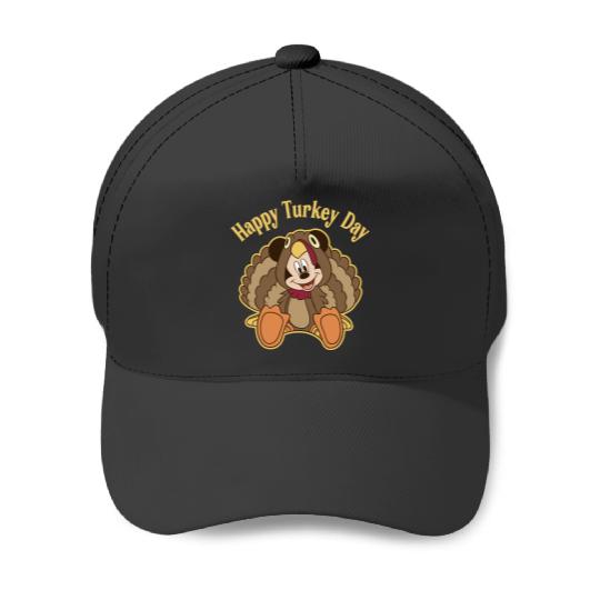 Disney Mickey And Friends Thanksgiving Mickey Turkey Baseball Caps