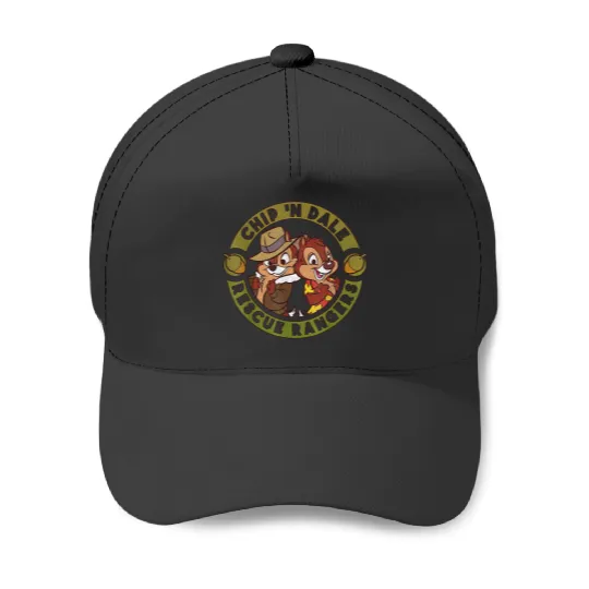 Disneys Chip 'n Dale Rescue Rangers Logo Baseball Caps