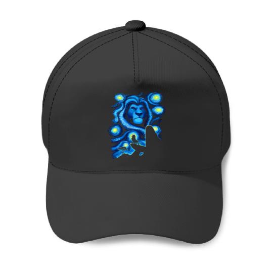 Disney Lion King Mufasa Starry Night Pride Rock Hoodie Baseball Caps