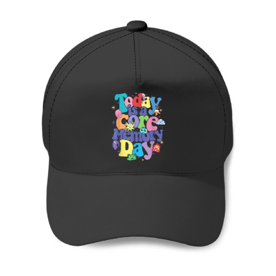 Disneyss Pixars Inside Out 2 Today Is A Core Memory Day Poster Baseball Caps