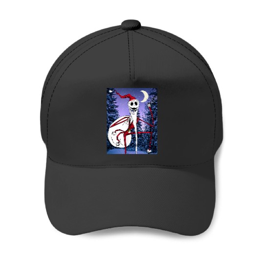 Disneyss Nightmare Before Christmas Santa Jack Baseball Caps