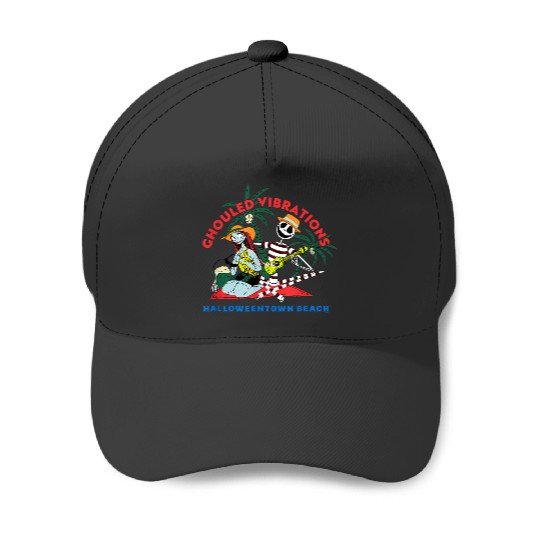 Disneyss The Nightmare Before Christmas Ghouled Vibrations Baseball Caps