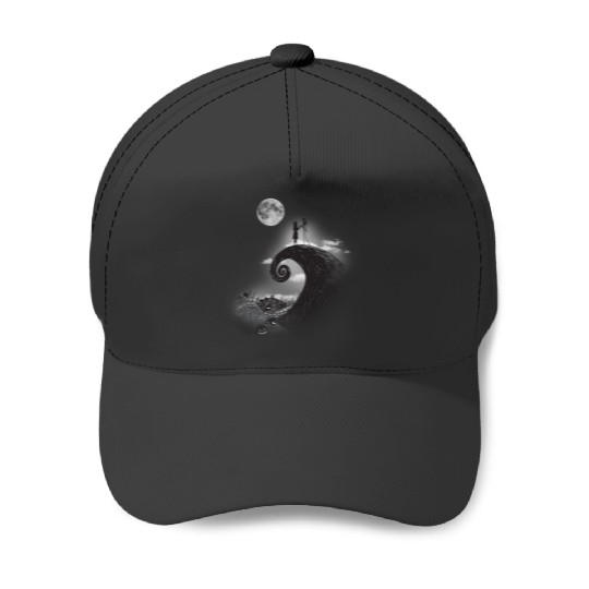Disneyss Nightmare Before Christmas Jack And Sally Baseball Caps