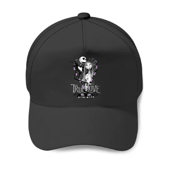 Disneyss Nightmare Before Christmas Valentines True Love Baseball Caps