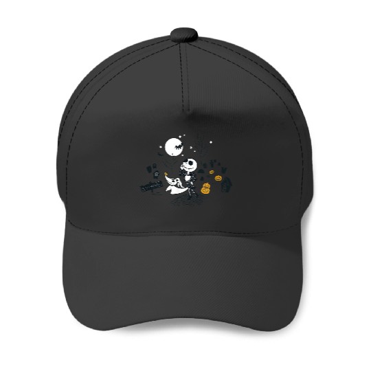 Disneyss The Nightmare Before Christmas Halloween Town Entry Baseball Caps
