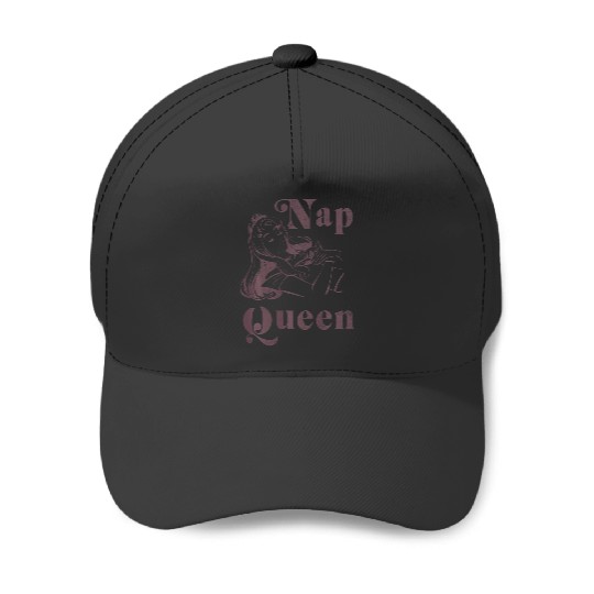Disneys sleeping beauty aurora nap queen sweat Baseball Caps