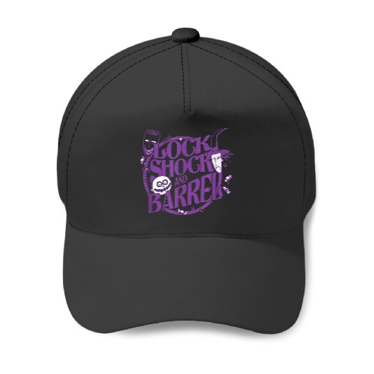 Disneyss The Nightmare Before Christmas Lock Shock Barrel Baseball Caps