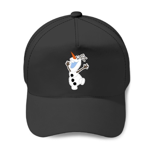 disney frozenss Olaf Dancing Portrait Baseball Caps