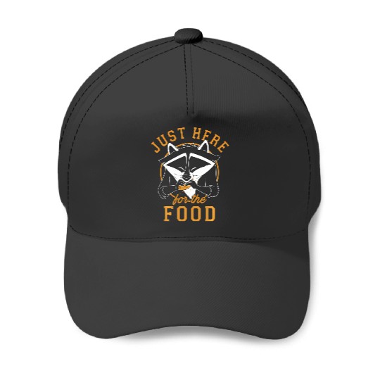 Disney Pocahontas Meeko Just Here For The Food Portrait Baseball Caps