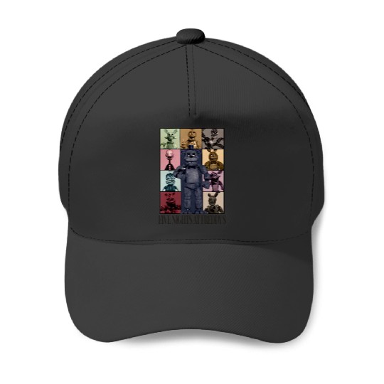 Five Nights At Freddys Eras Tour Baseball Caps