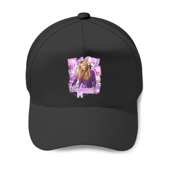 Disneyss Hannah Montana Epic Iconic Collage Big Chest Poster Baseball Caps