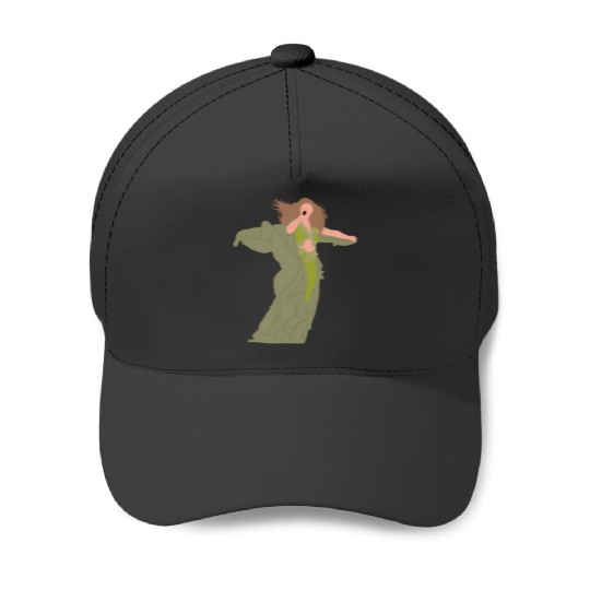 Green Folklore Dress Eras Tour Spin Baseball Caps