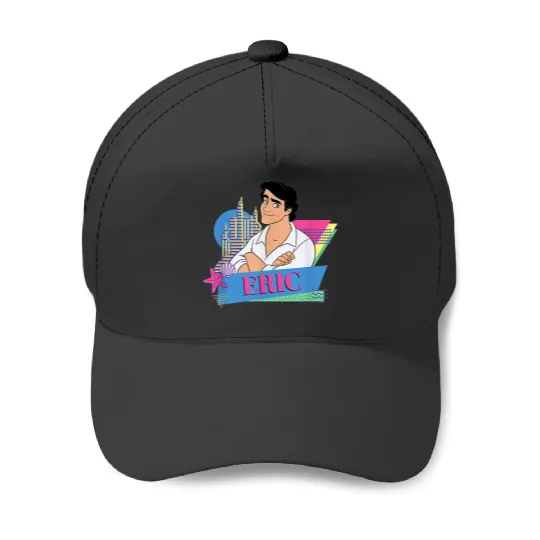 Disneyss The Little Mermaid Retro Couples Matching Prince Eric Baseball Caps