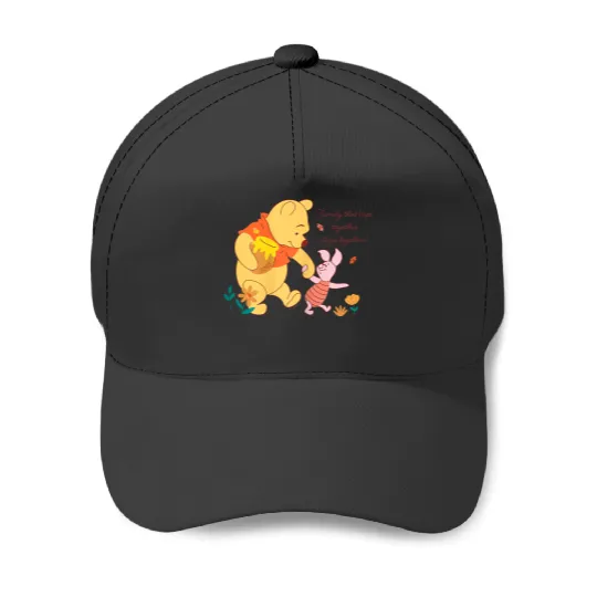 Disneyss Winnie The Pooh Piglet Family Trip Vacation 2025 Baseball Caps