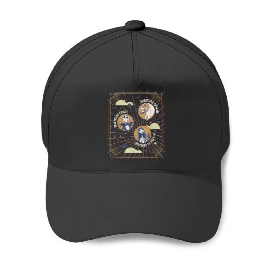 Disneyss The Nightmare Before Christmas Jack Sally Zero Mystic Baseball Caps
