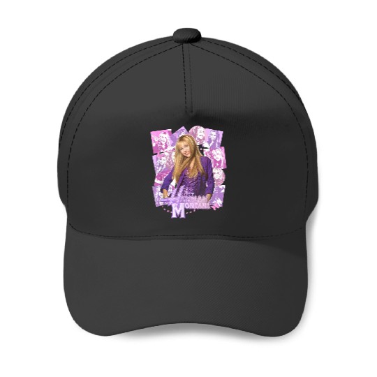 Disneyss Hannah Montana Epic Iconic Collage Big Chest Poster Baseball Caps