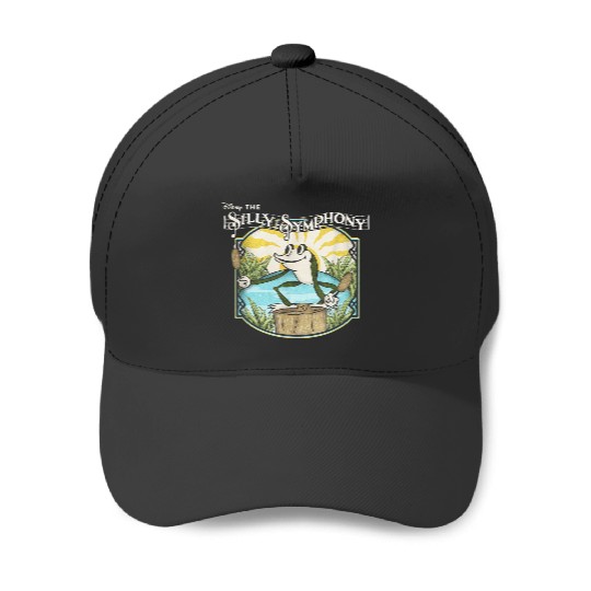Disneyss Silly Symphonies Springs Frog Pond Vintages Chest Logo Baseball Caps