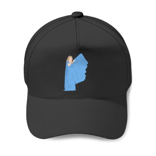 Blue Folklore Dress Eras Tour Baseball Caps