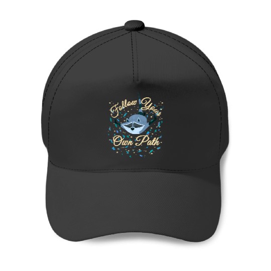 Disney Pocahontas Meeko Follow Your Own Path Text Baseball Caps