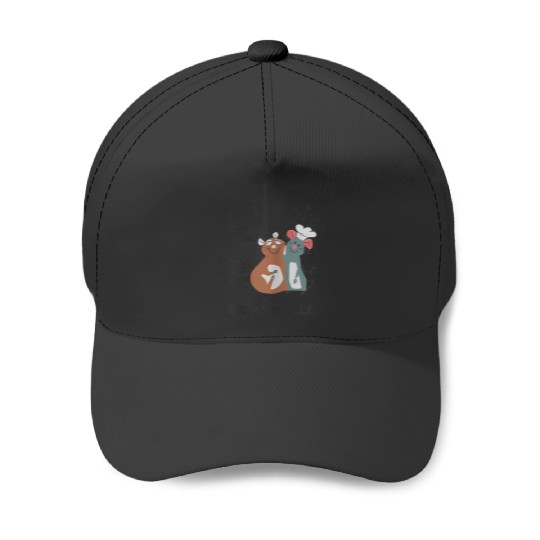 Disneyss Pixars Ratatouille Remy Emile Cute Hug Paris shots Baseball Caps