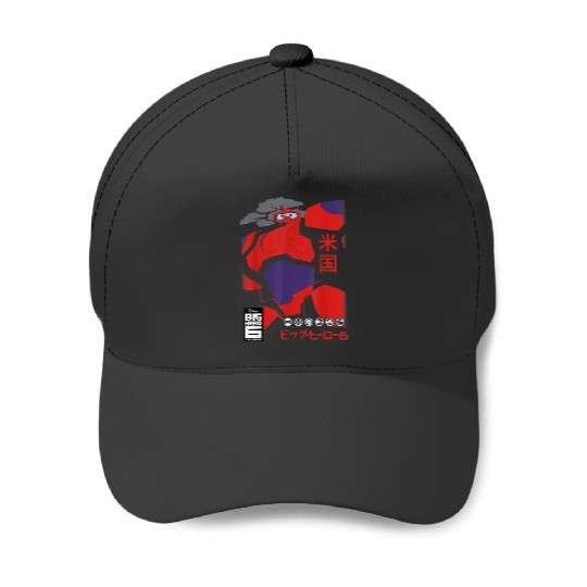 Disney Big Hero 6 TV Series Baymax Robo Size Gra Baseball Caps