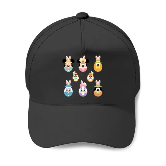 Disney Mickey And Friends Cute Easter Bunny Ears Bunny Baseball Caps