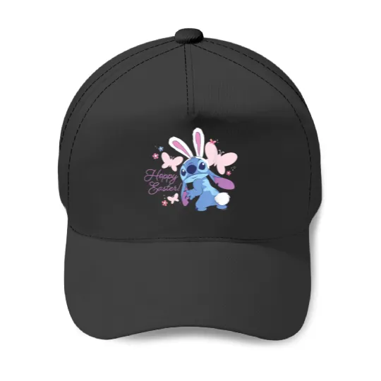 Disney Lilo Amp Stitch Hoppy Easter Bunny And Bu Baseball Caps