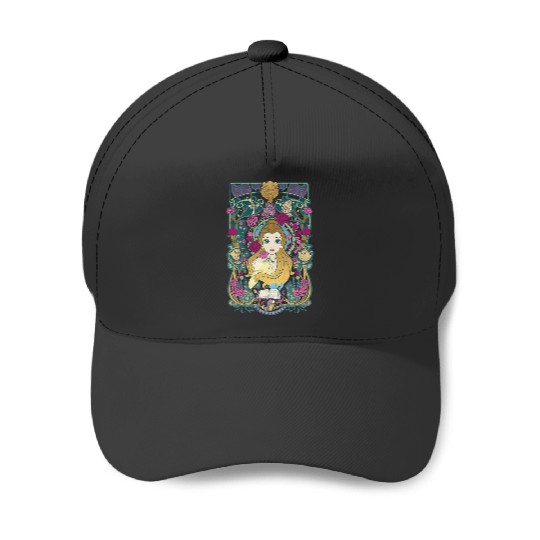 Disney Beauty And The Beast Belle Surrounded Graphic Baseball Caps