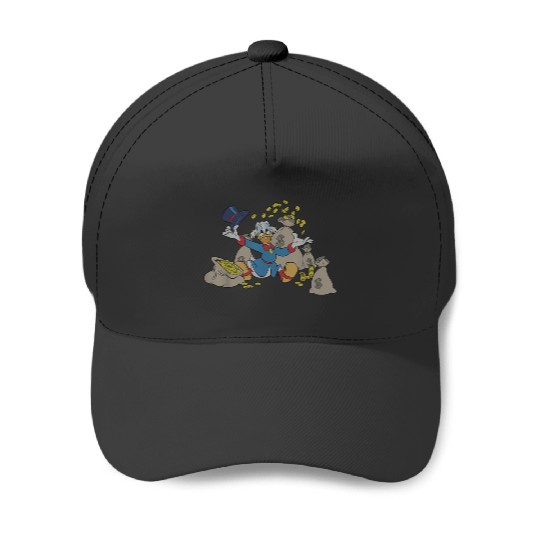 Disney Ducktales Scrooge McDuck Coins Baseball Caps