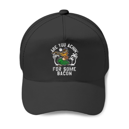 Disney The Lion King Timon Achin' Bacon Distressed Hula Baseball Caps
